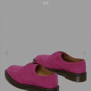 Pink Suede Lace-Up Shoes Size 5 In Mens 7 Womens